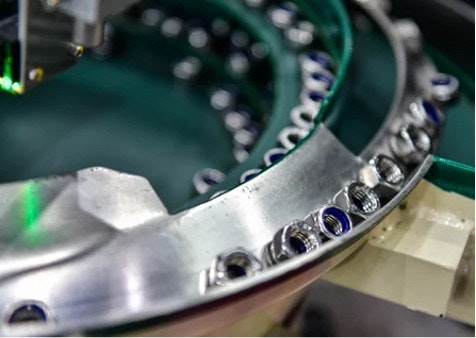 automatic vision system for inspection nuts in product line